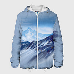 Мужская куртка Серо-голубые горы