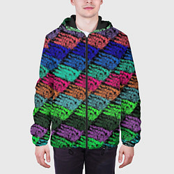 Куртка с капюшоном мужская МОРСКОЙ ДОМИНАНТ, цвет: 3D-черный — фото 2