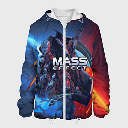 Куртка с капюшоном мужская Mass EFFECT Legendary ed, цвет: 3D-белый