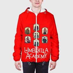 Куртка с капюшоном мужская Академия амбрелла, цвет: 3D-белый — фото 2