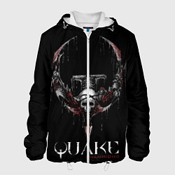Куртка с капюшоном мужская Quake Champions, цвет: 3D-белый