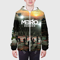 Куртка с капюшоном мужская Metro Exodus, цвет: 3D-белый — фото 2