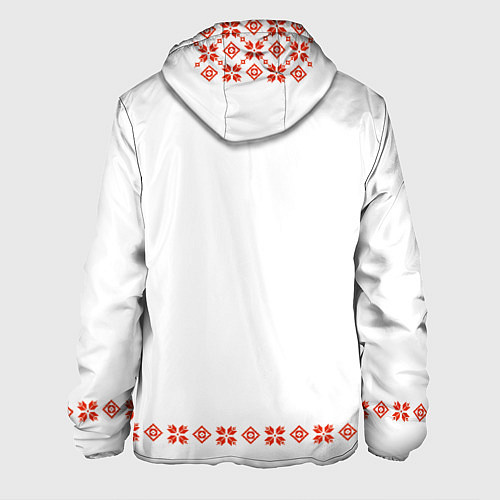 Мужская куртка Белорусская вышиванка / 3D-Черный – фото 2