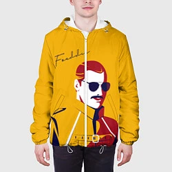 Куртка с капюшоном мужская QUEEN FREDDY, цвет: 3D-белый — фото 2