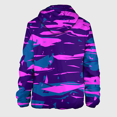 Мужская куртка CYBERSTYLE NEON CAMOUFLAGE / 3D-Черный – фото 2