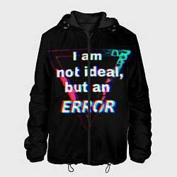 Куртка с капюшоном мужская Error, цвет: 3D-черный