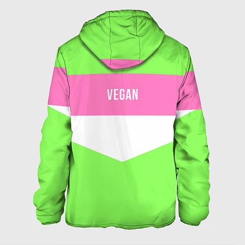 Мужская куртка Eat pussy Its vegan / 3D-Черный – фото 2