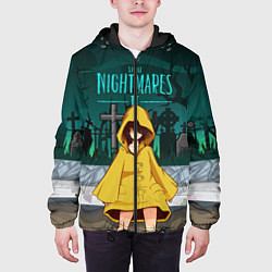 Куртка с капюшоном мужская Little Nightmares 2, цвет: 3D-черный — фото 2