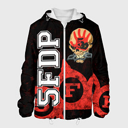 Куртка с капюшоном мужская Five Finger Death Punch 1, цвет: 3D-белый