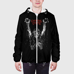 Куртка с капюшоном мужская Cannibal Corpse, цвет: 3D-белый — фото 2