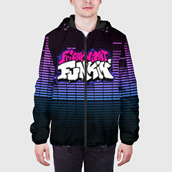 Куртка с капюшоном мужская Friday Night Funkin, цвет: 3D-черный — фото 2
