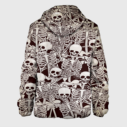 Мужская куртка Skeleton / 3D-Черный – фото 2