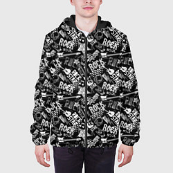 Куртка с капюшоном мужская Rock Star, цвет: 3D-черный — фото 2
