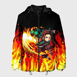 Куртка с капюшоном мужская ТАНДЖИРО, цвет: 3D-черный