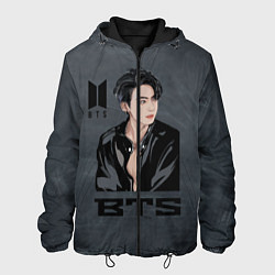 Куртка с капюшоном мужская BTS, цвет: 3D-черный