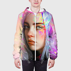 Куртка с капюшоном мужская Billie Eilish, цвет: 3D-белый — фото 2