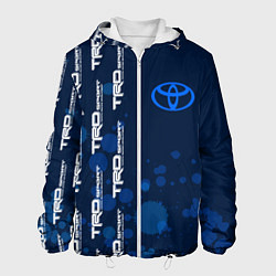 Куртка с капюшоном мужская Toyota - Paint Pattern on left, цвет: 3D-белый