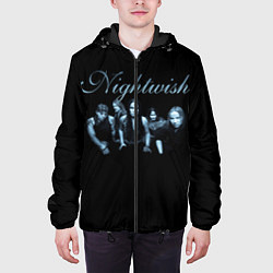 Куртка с капюшоном мужская Nightwish with old members, цвет: 3D-черный — фото 2