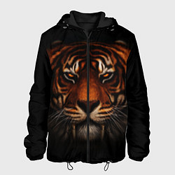 Куртка с капюшоном мужская TIGER, цвет: 3D-черный