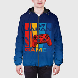Куртка с капюшоном мужская JAPAN GAMER ГЕЙМЕР, цвет: 3D-черный — фото 2