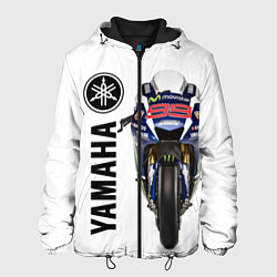 Куртка с капюшоном мужская YAMAHA 002, цвет: 3D-черный