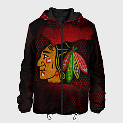 Куртка с капюшоном мужская CHICAGO NHL, цвет: 3D-черный