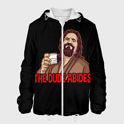 Куртка с капюшоном мужская The Dude Abides Lebowski, цвет: 3D-белый