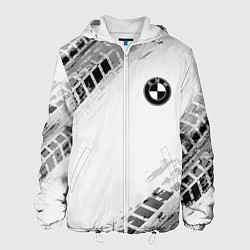 Куртка с капюшоном мужская BMW ПРОТЕКТОР ШИН, цвет: 3D-белый