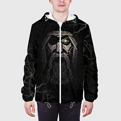 Куртка с капюшоном мужская Odin, цвет: 3D-белый — фото 2