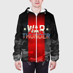 Куртка с капюшоном мужская WAR THUNDER ВАР ТАНДЕР, цвет: 3D-белый — фото 2