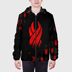 Куртка с капюшоном мужская DEAD SPACE ОБЕЛИСК, цвет: 3D-черный — фото 2