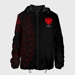 Куртка с капюшоном мужская Russia - Red Side, цвет: 3D-черный