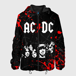 Куртка с капюшоном мужская AC DC HIGHWAY TO HELL, цвет: 3D-черный