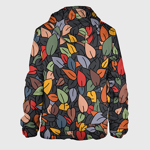 Мужская куртка Рисованная Осень / 3D-Черный – фото 2