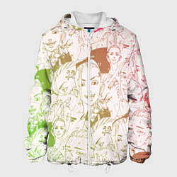 Куртка с капюшоном мужская ДОРАКЕН Токийские Мстители, цвет: 3D-белый