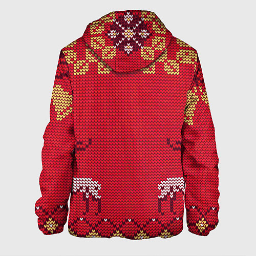 Мужская куртка Олени / 3D-Черный – фото 2