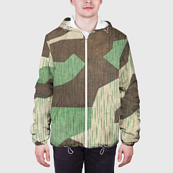 Куртка с капюшоном мужская Камуфляж хаки армейский, цвет: 3D-белый — фото 2