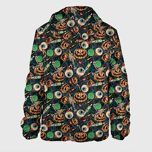 Мужская куртка Счастливого Хэллоуина / 3D-Черный – фото 2