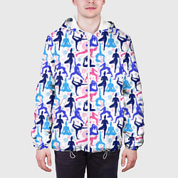 Куртка с капюшоном мужская Гимнастика, цвет: 3D-белый — фото 2