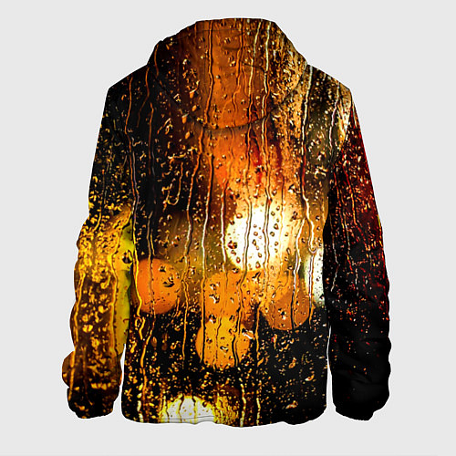 Мужская куртка В городе дождь / 3D-Черный – фото 2