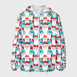 Куртка с капюшоном мужская Дедушки Морозы, цвет: 3D-белый