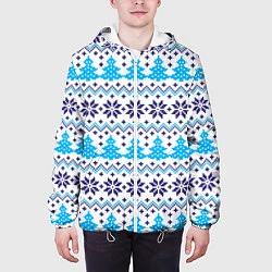Куртка с капюшоном мужская Сибирская зима 2022, цвет: 3D-белый — фото 2