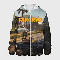 Куртка с капюшоном мужская Far Cry 6 game art, цвет: 3D-белый