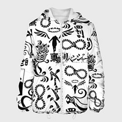 Куртка с капюшоном мужская ТОКИЙСКИЕ МСТИТЕЛИ ЛОГОБОМБИНГ, цвет: 3D-белый
