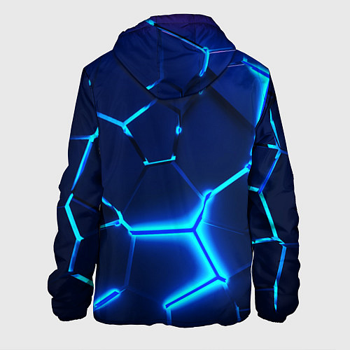 Мужская куртка BMW LOGO 3Д ПЛИТЫ ГЕОМЕТРИЯ / 3D-Черный – фото 2