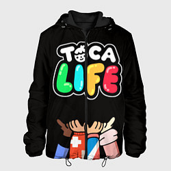 Куртка с капюшоном мужская Toca Life: Friends, цвет: 3D-черный