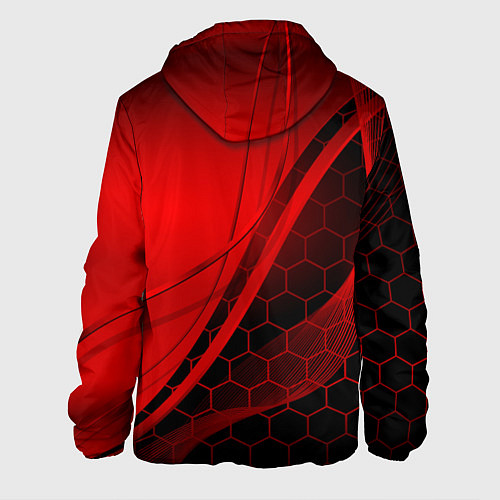 Мужская куртка LEXUS RED GEOMETRY ЛЕКСУС / 3D-Черный – фото 2