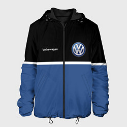 Куртка с капюшоном мужская VW Два цвета, цвет: 3D-черный
