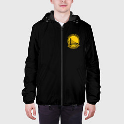 Куртка с капюшоном мужская GOLDEN STATE WARRIORS BLACK STYLE, цвет: 3D-черный — фото 2