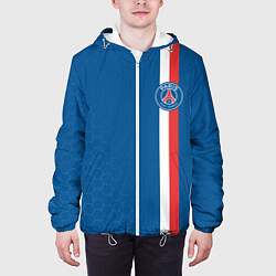 Куртка с капюшоном мужская PSG SPORT STRIPES UNIFORM, цвет: 3D-белый — фото 2